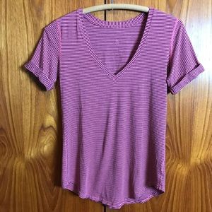 LULULEMON Love Tee Striped EUC